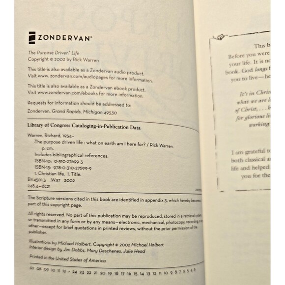 The Purpose Driven Life by Rick Warren a paperback book - Picture 3 of 10